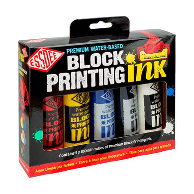 Block Printing Ink Set 5 x 100ml Tubes