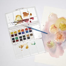 Load image into Gallery viewer, Cotman Water Colours 24 Half Pan Travel Set