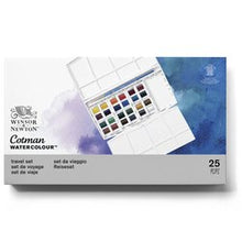 Load image into Gallery viewer, Cotman Water Colours 24 Half Pan Travel Set