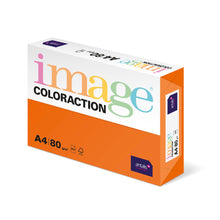 Load image into Gallery viewer, Coloured Papers A4 80gsm Coloraction