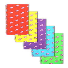 Load image into Gallery viewer, Pink Pig Sketchbook A4 - Patterned Pigs