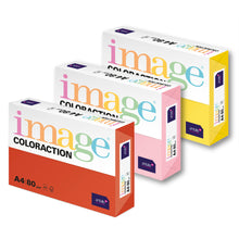 Load image into Gallery viewer, Coloured Papers A4 80gsm Coloraction