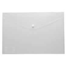 Load image into Gallery viewer, Eco Press Stud Wallet Clear A4+ 95% Recycled