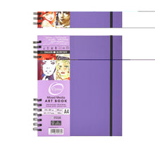 Load image into Gallery viewer, Mixed Media Spiral Art Sketchbook