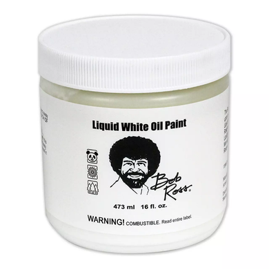 Bob Ross Liquid White Oil Paint 250ml