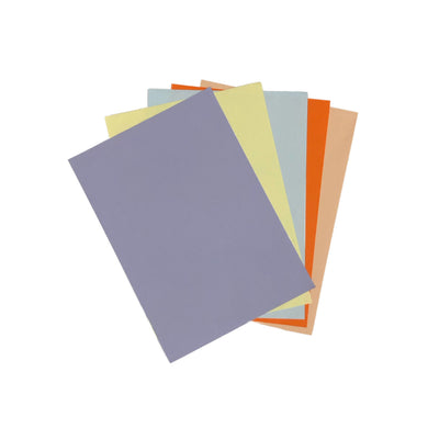 Assorted A4 Coloured Plain Paper Pad 80gsm