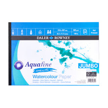 Load image into Gallery viewer, Jumbo Aquafine Smooth Watercolour Pad