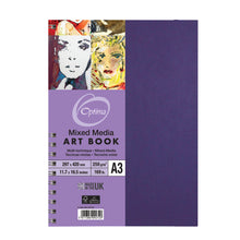 Load image into Gallery viewer, Mixed Media Spiral Art Sketchbook