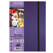 Load image into Gallery viewer, Mixed Media Spiral Art Sketchbook