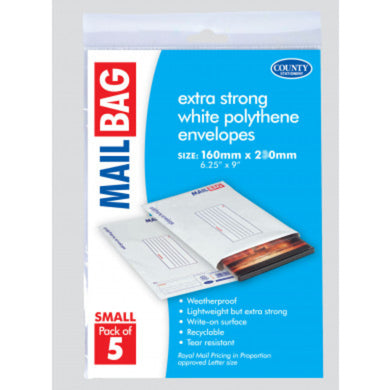 Small Extra Strong Polythene Envelope (Pack 5)