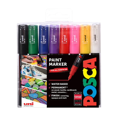 Posca Pens Fine 1M Set of 8