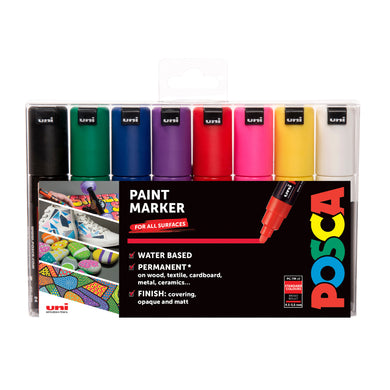 Posca Pens Medium 7M Set of 8