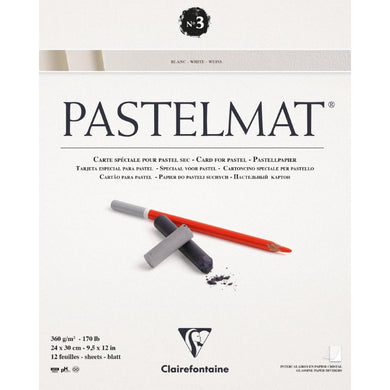 Clairefontaine Pastelmat 24x30cm White