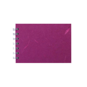 Pink Pig Sketchbook A6 Landscape - Posh Silk