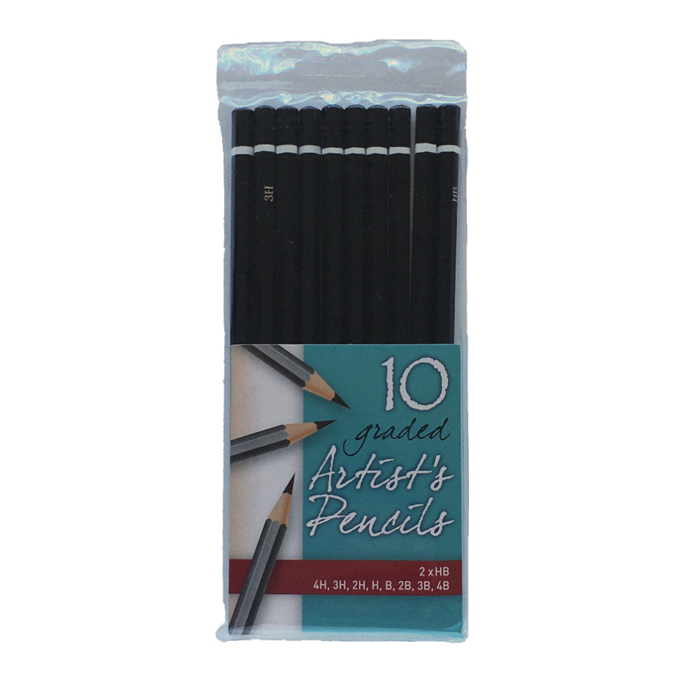 10 Graded Artists Pencils