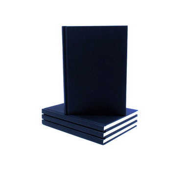 A5 Portrait Black Cloth Hardbacked Sketchbook 92 pages, 140gsm