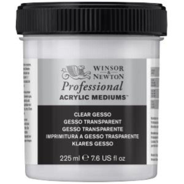 Artists Acrylic Clear Gesso (Transparent) 225ml