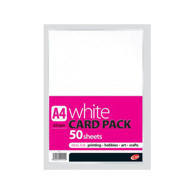 A4 White Card Pack