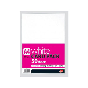 A4 White Card Pack