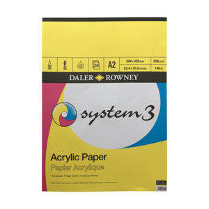 System 3 Acrylic Paper Pad