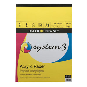 System 3 Acrylic Paper Pad