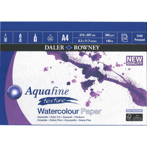 Aquafine Texture Watercolour Pad