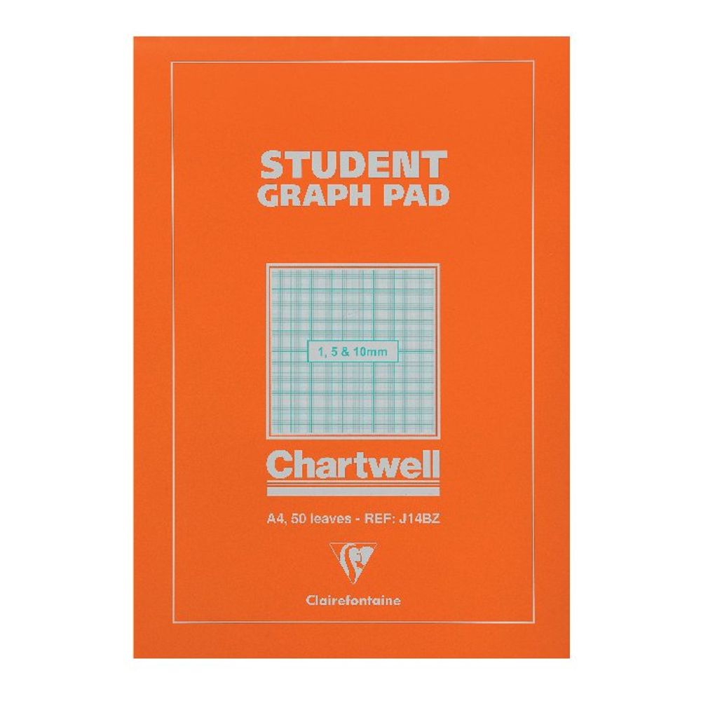 Chartwell A4 50 Sheet 70gsm Paper Graph Pad