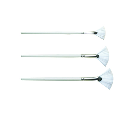 Series 33 Polar White Nylon All Purpose Fan Brush