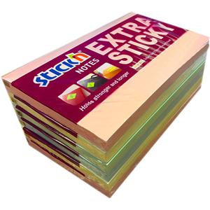 Extra Sticky Notes 76x127mm Pastel Pack 6