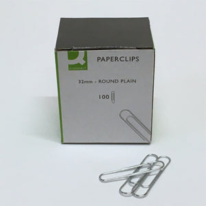 Paper Clips - 32mm  Pack 100
