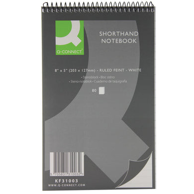 Feint Ruled Shorthand Notebook 160 Pages 203x127mm