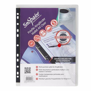 Snopake Polyfile RingBinder Wallet A4