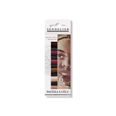 Sennelier Extra Soft Half Pastel Set - Dark Skin Tones