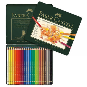 Faber Castell Polychromos Pencils Tin of 24