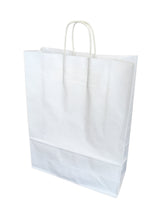 Load image into Gallery viewer, Twisted Handle Kraft Paper Bags Brown/White 10&quot;x12&quot;