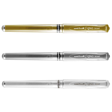 Uni-Ball Signo Metallic Broad Gel Pen