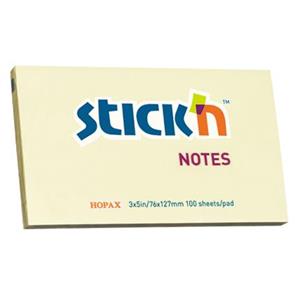 Sticky Notes 76x127mm Yellow Pack 12