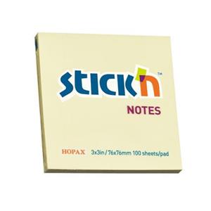Sticky Notes 76x76mm Yellow Pack 12