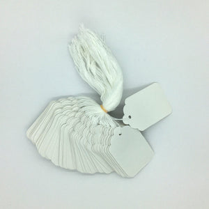 Strung Tags - White