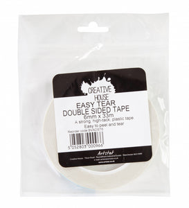 Easy Tear Double Sided Tape 6mm x 33m