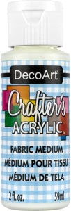 Decoart Crafter's Acrylic Fabric Medium 59ml
