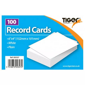 Record Card 6"x4" (152x102mm) Plain